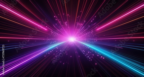  Explosive Energy - A Visual Symphony of Light