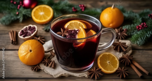  Warm up with a cozy cup of mulled wine and citrusy delights!