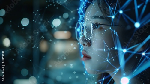 Visualize how AI technology helps in faster decision making in a business setting