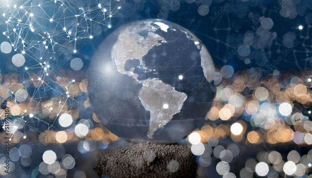 world map network internet ,global network business,stock
money market , trader