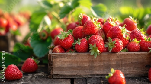 Strawberries from Provence, France, have a sweet taste and high vitamin C content. Provence's cool climate and mineral-rich soil create ideal conditions for growing delicious, healthy strawberries