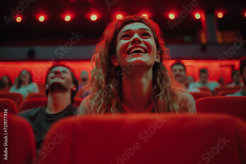 Audience experiencing a joyful event