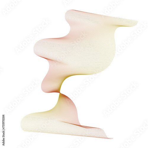 Wave Gradient Line