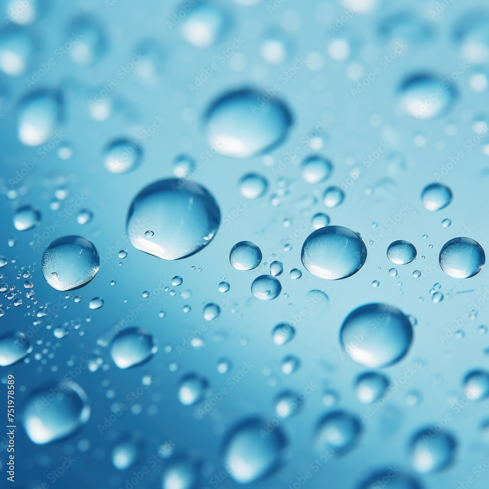 Soft Water Droplets Background