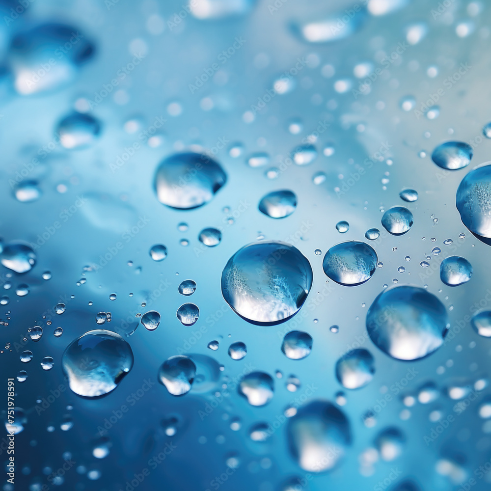 Soft Water Droplets Background