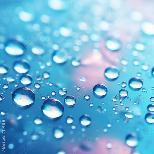 Soft Water Droplets Background