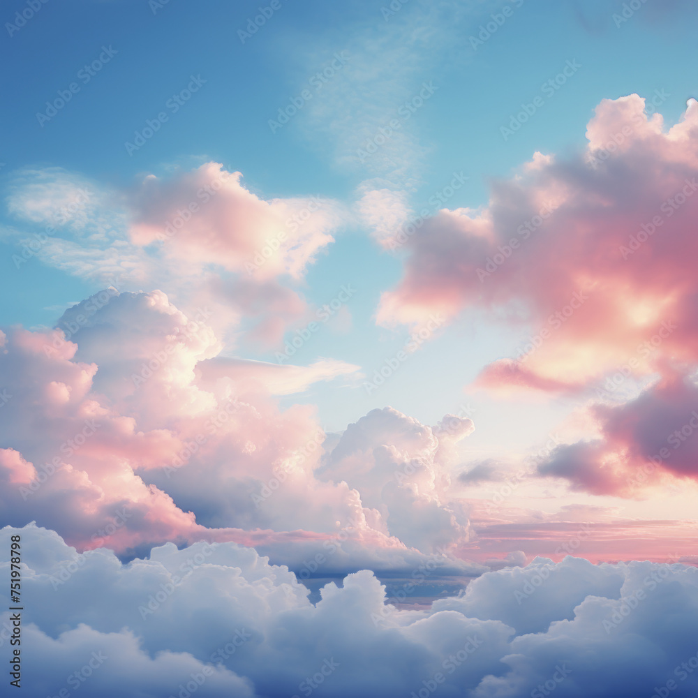 Soft Cloudy Sky Background Soft Cloudy Sky Background