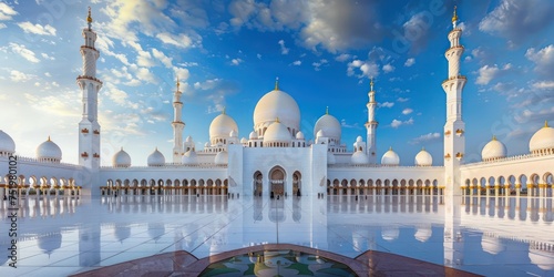 A stunning panorama of the Grand Mosque.