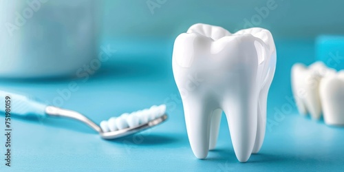 tooth and toothbrush, dental care 