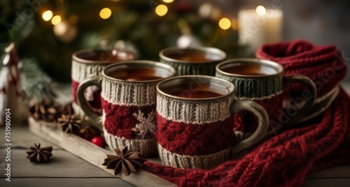  Cozy Christmas - Warm mugs of cheer by the tree