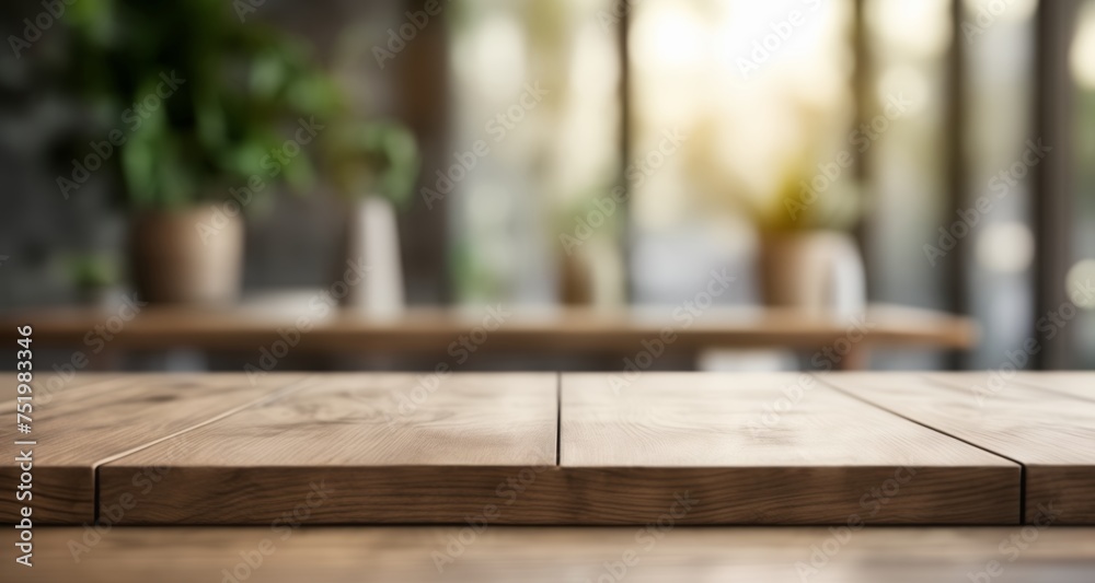 Elegant wooden table, ready for a feast Elegant wooden table, ready for a feast