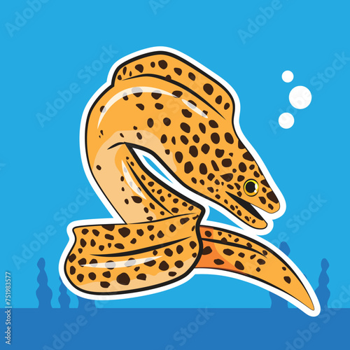 sea eel or moray