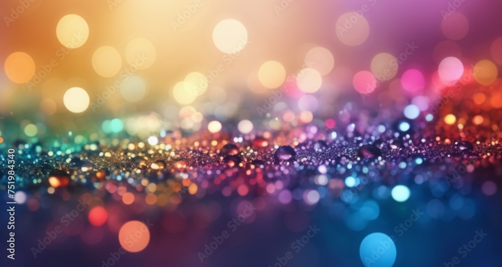  Vibrant bokeh lights, perfect for a lively atmosphere