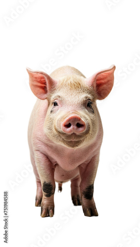 pig isolated on white