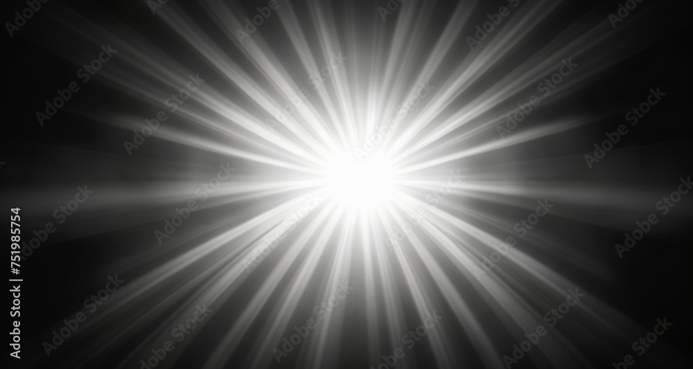  Radiant Lightburst - A Bright Future Ahead - obrazy, fototapety, plakaty 