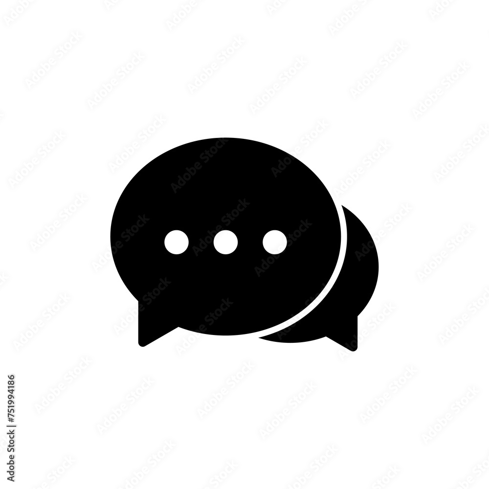 Chat icon vector isolated on white background. Chat vector icon. Speech bubble. message. contact us Chat icon vector isolated on white background. Chat vector icon. Speech bubble. message. contact us