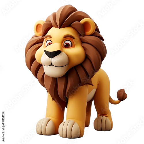 cartoon lion cub © Anum