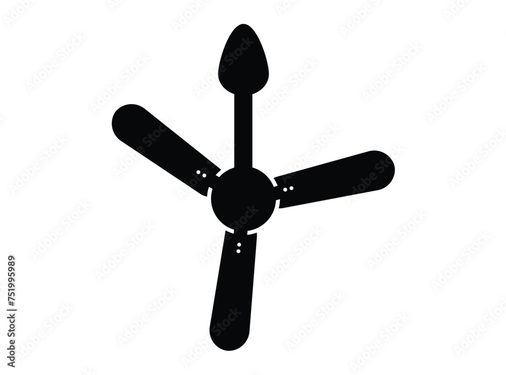Sleek vector ceiling fan with remote control for efficient air circulation, modern design, and quiet operation for stylish and comfortable living spaces Sleek vector ceiling fan with remote control for efficient air circulation, modern design, and quiet operation for stylish and comfortable living spaces
