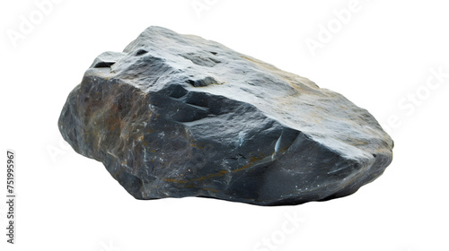Hard rock stone shape isolated on transparent background