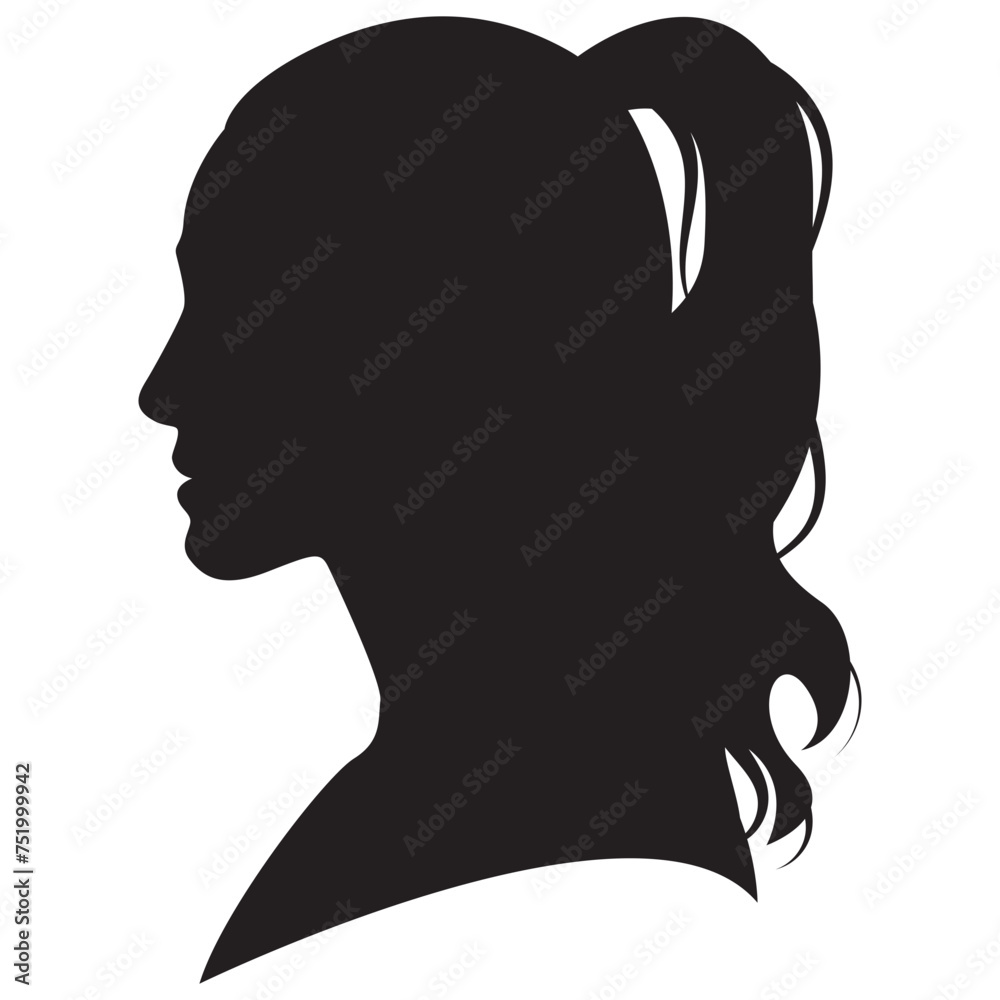 Woman Head Silhouttet