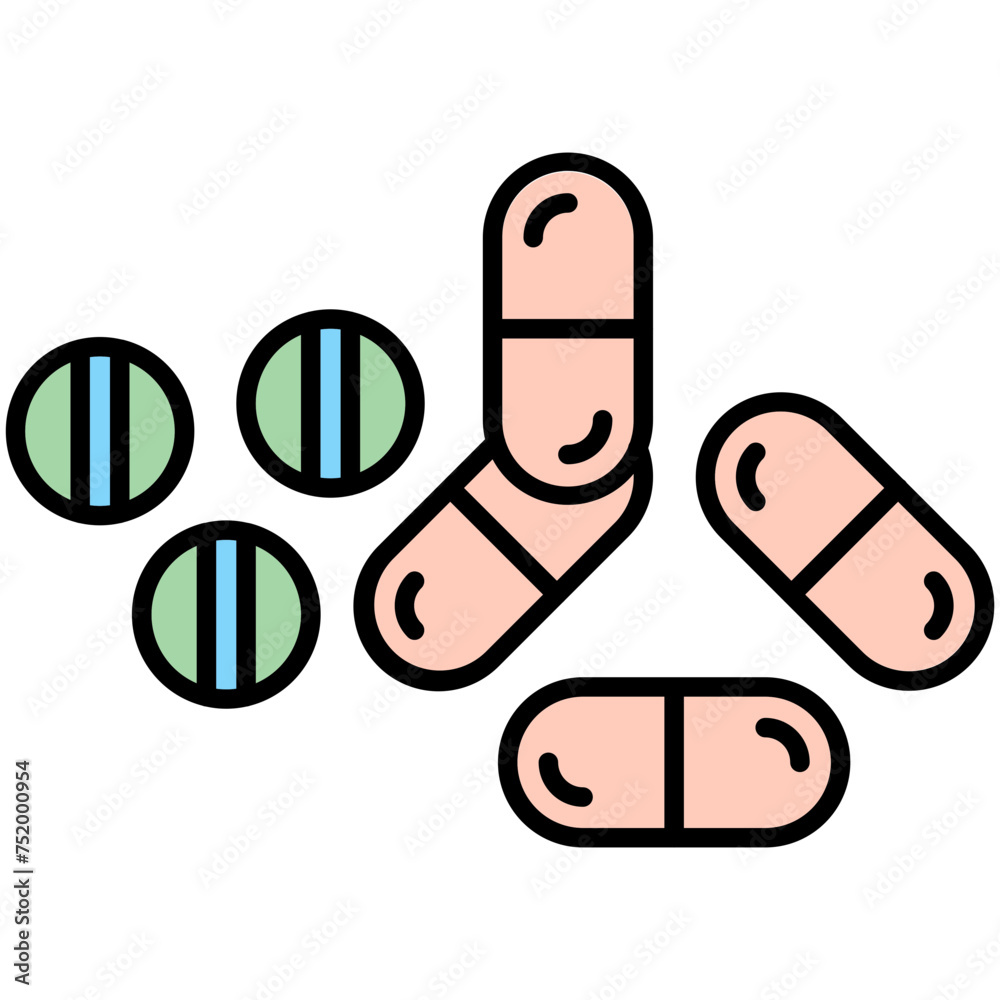 Pharmacy line filled icon Pharmacy line filled icon