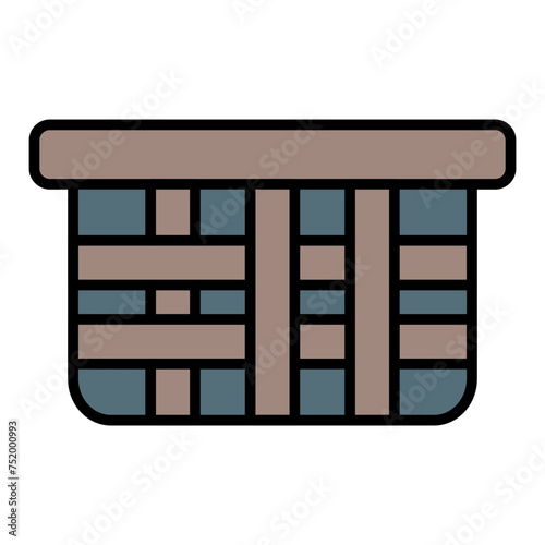   Food Basket line filled icon