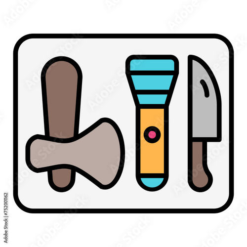   Survival Sanctuary Set line filled icon