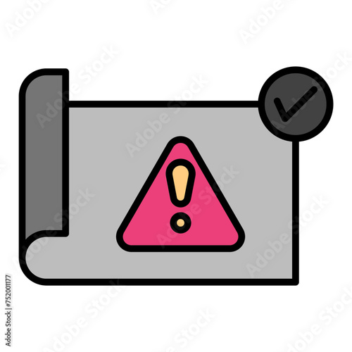   Catastrophe Contingency Crate line filled icon