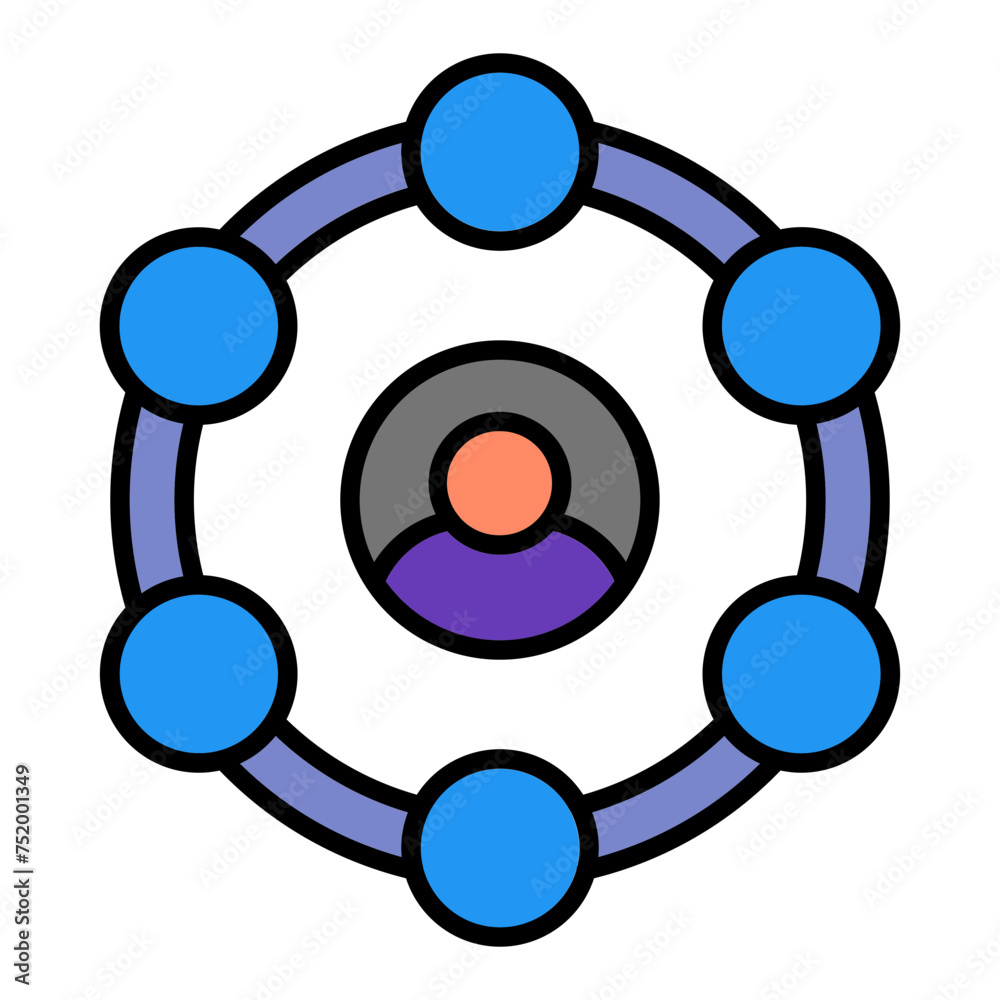 Relations line filled icon Relations line filled icon