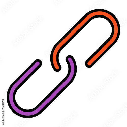 link line filled icon