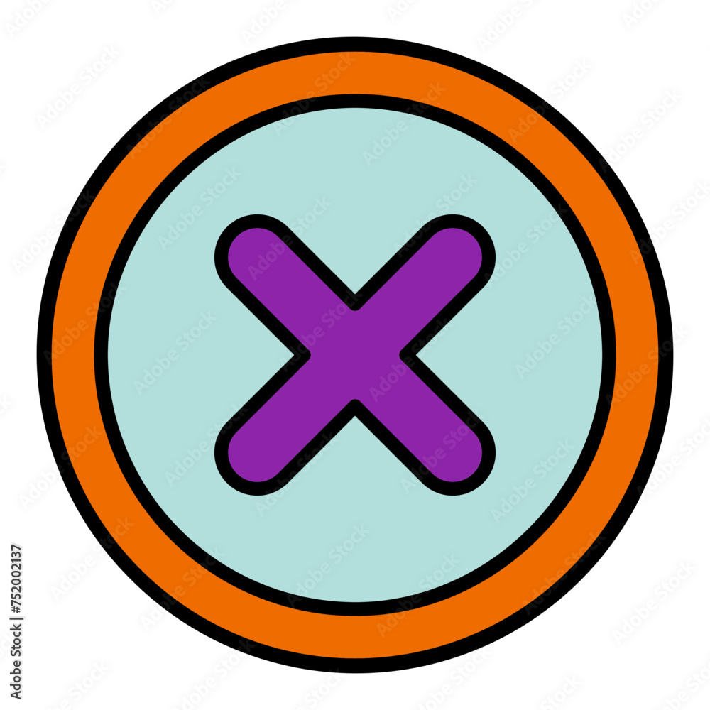 cross line filled icon cross line filled icon