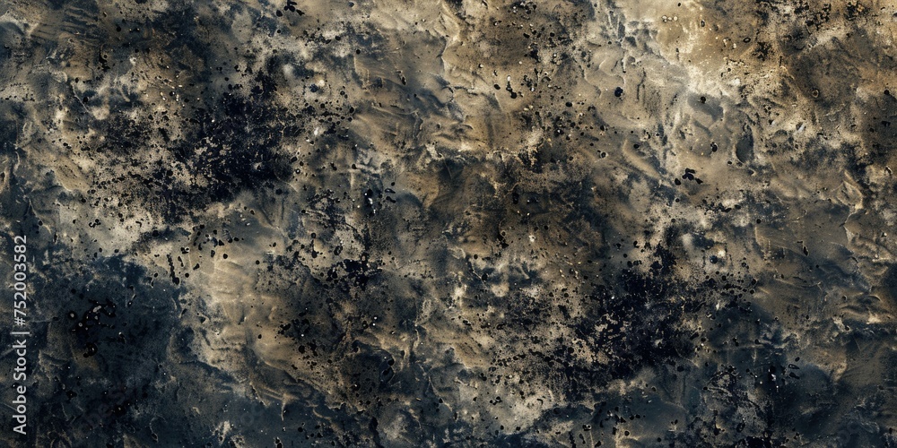 Textured dark marble background with natural patterns.