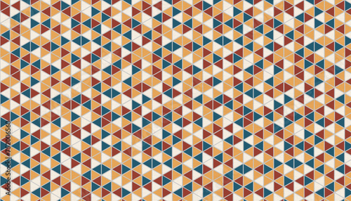 retro pop geometric abstract seamless pattern, vector graphic resources, 16:9 widescreen wallpaper / backdrop