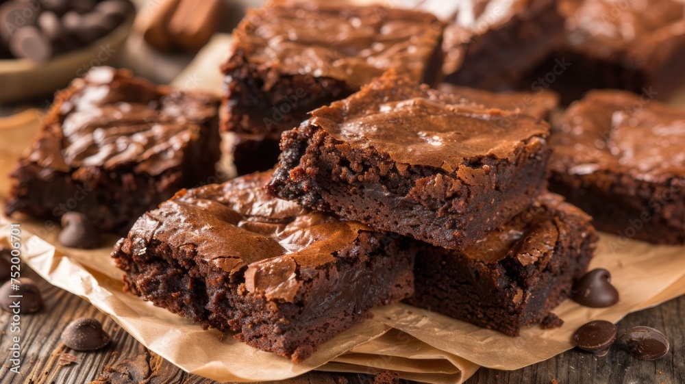 Rich brownie texture Rich with chocolate flavor Rich brownie texture Rich with chocolate flavor