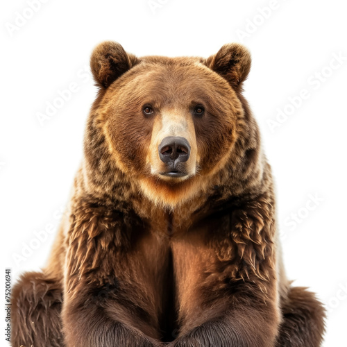 brown bear isolated