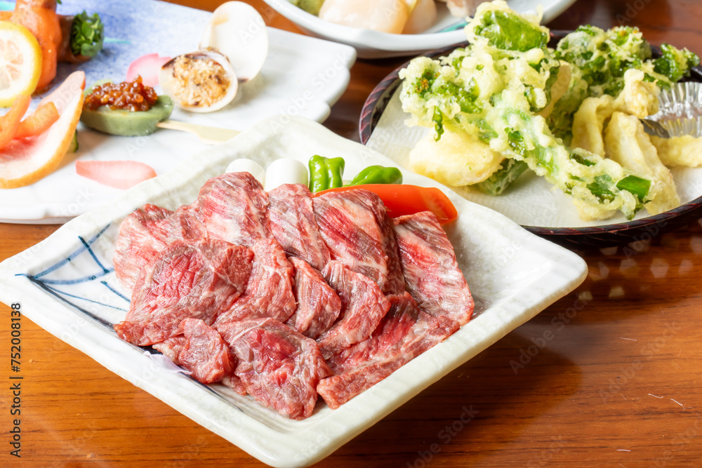 beef steak with vegetables