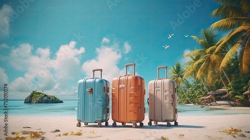 Travel Concept and Traveling luggage.