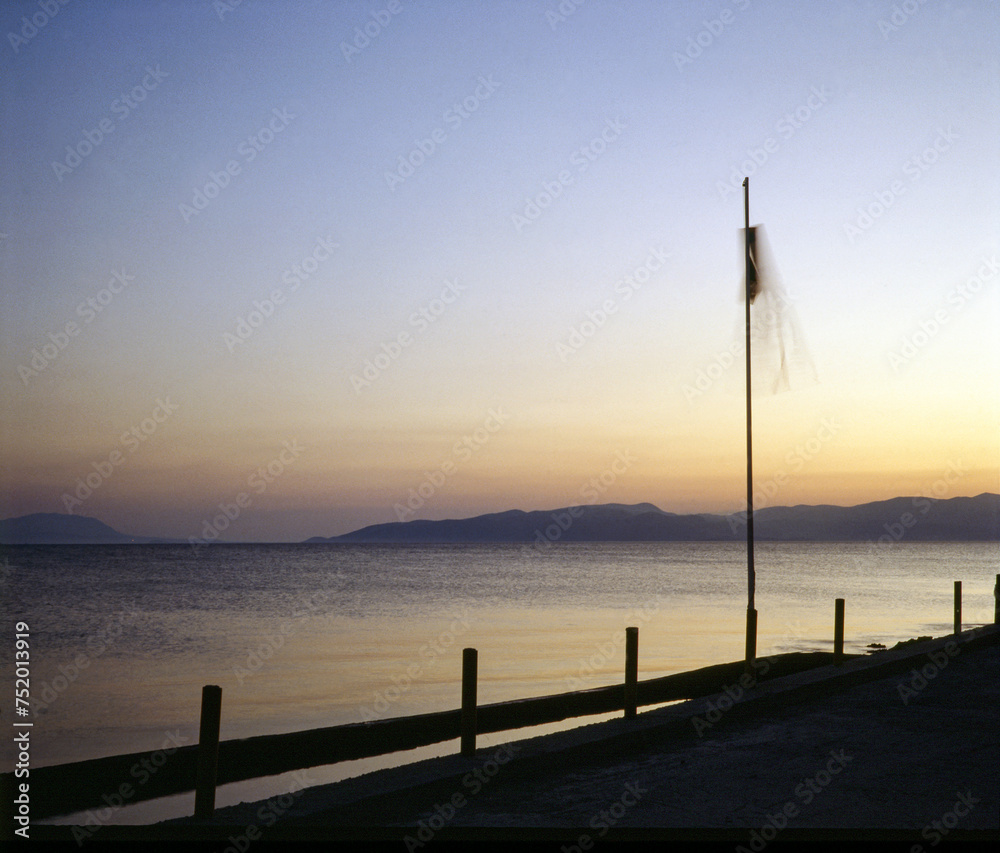 sunset at the pier, greece,grekland,Mats