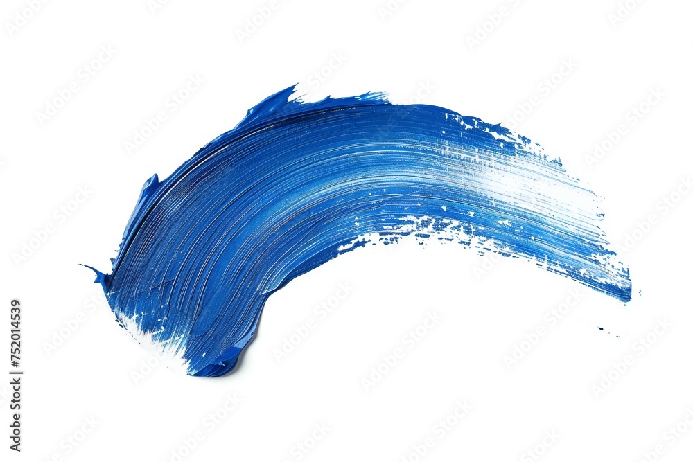 Paint brush stroke isolated on white background Generative Ai Paint brush stroke isolated on white background Generative Ai