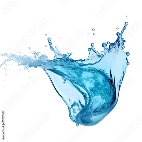 splash of water liquid isolated 