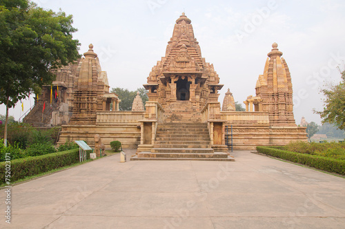 Laxmana Temple  Western group of temples  Khajuraho  Madhya Pradesh  India  Asia.