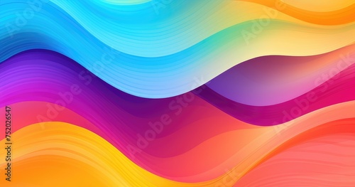colorful abstract wave background design
