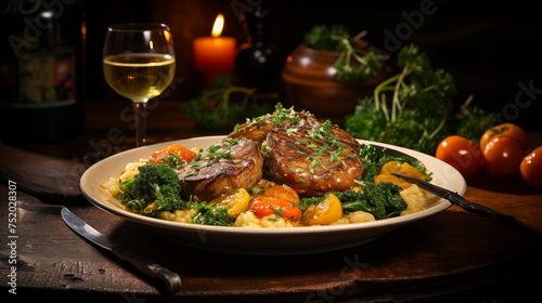 Italian Delight: Celebrating the Culinary Tradition of Osso Buco in Food Imagery