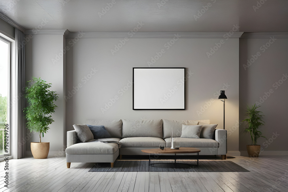 modern living room Generative AI modern living room Generative AI