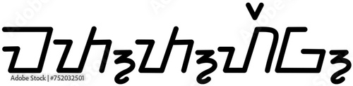  Illustration vector graphic of the name Matthew, sundanese script, unique font. Great for printing on your personal items