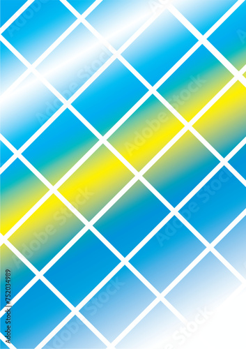 The background image is in blue,yellow tones. Alternate with straight lines, used in graphics.