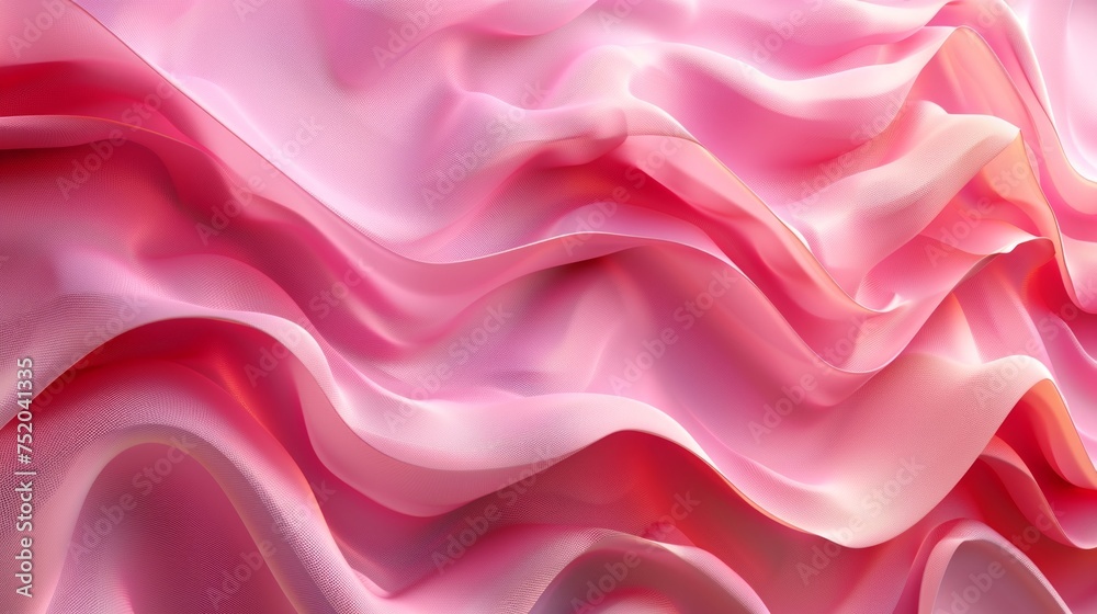 Obraz premium Abstract Pink Embossed Background Generative AI