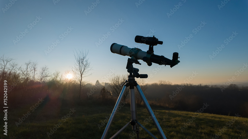 Astronomical telescope for observing planets, Moon, Sun, stars, Astronomical telescope for observing planets, Moon, Sun, stars,