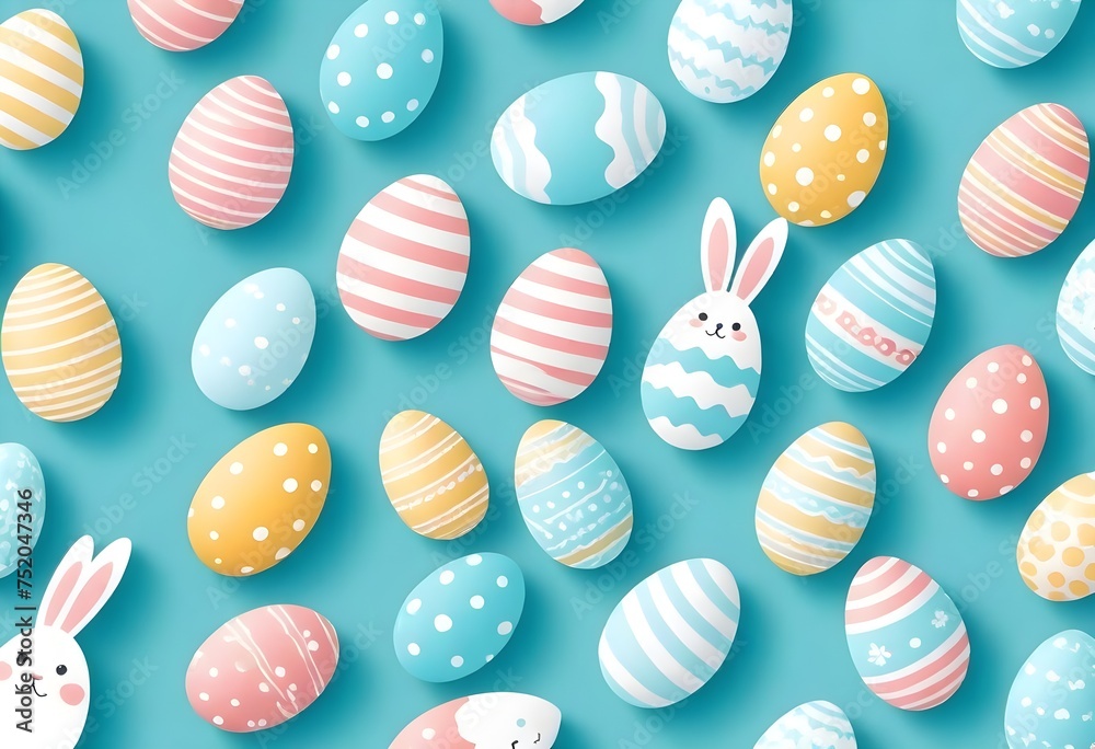 seamless easter eggs pattern seamless easter eggs pattern