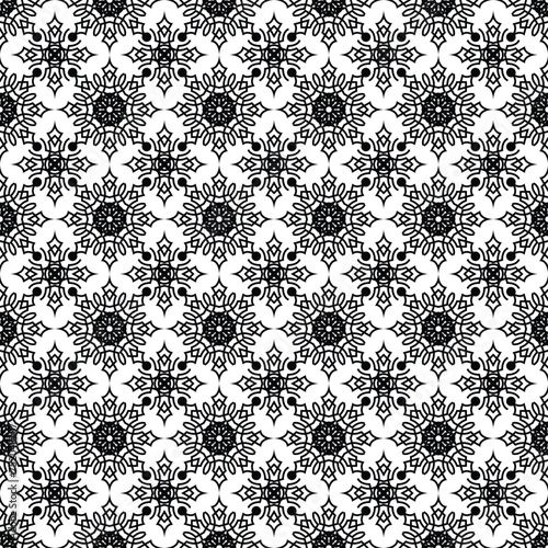black and white seamless pattern
